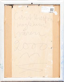 CURT HILLFON, olja på pannå, a tergo signerad och daterad 2000.