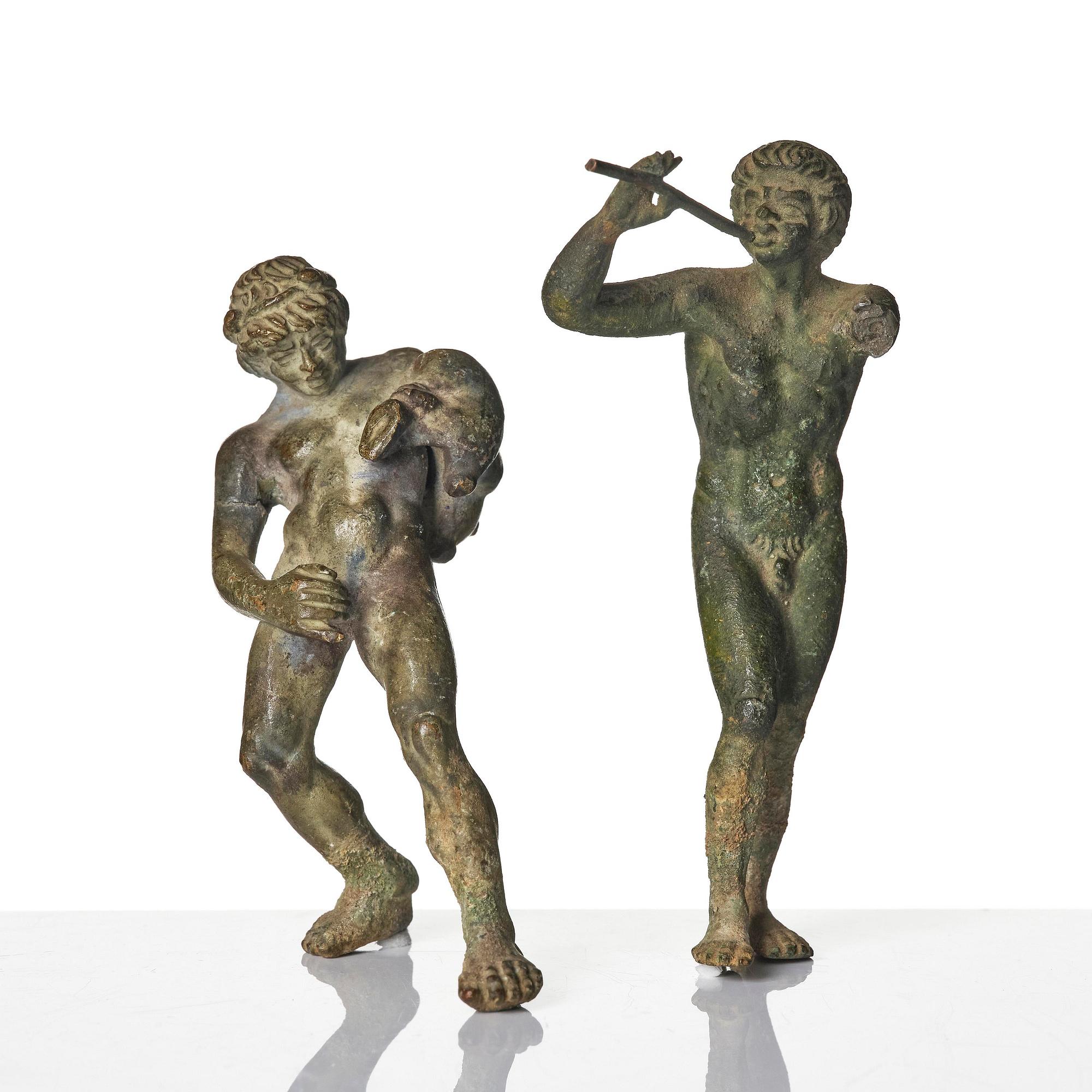 Grand Tour souvenirs, nine pieces, Italy, 19th century.