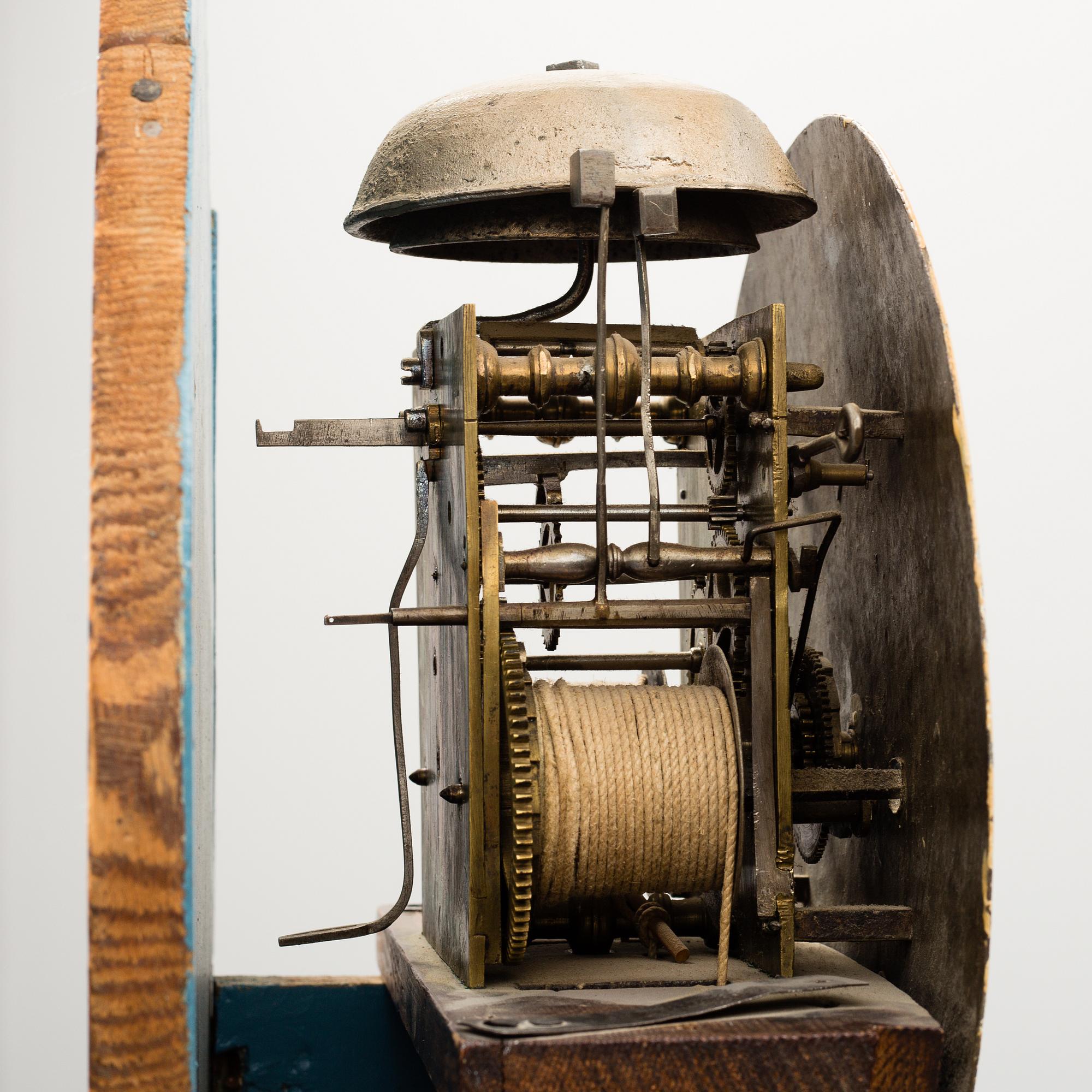 A Swedish Rococo longcase clock, second half of the 18th century.
