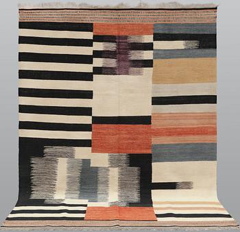 Rug, Kilim, modern design, approx. 242 x 186 cm.