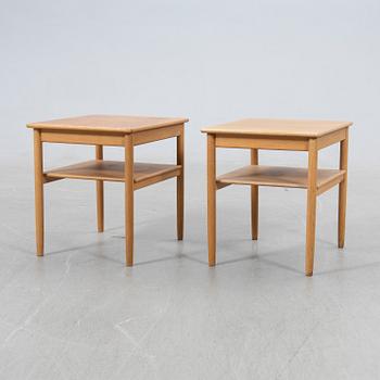 Anders Löfgren, bedside tables, a pair, "Safir", Tingströms, 1960s.