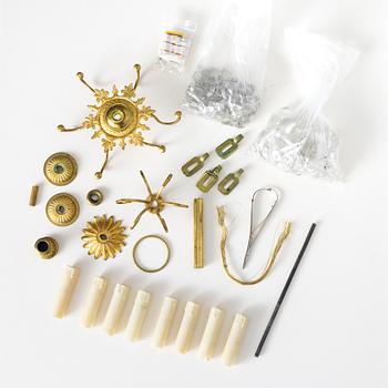 A chandelier, late 19th Century.