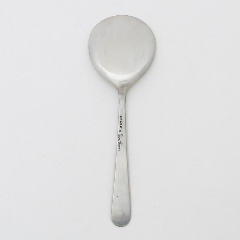 Wiwen Nilsson, serveringsspade, silver, Anders Nilsson, Lund 1961.