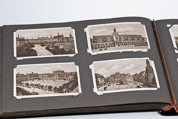 BREVKORTSALBUM, ca 260 vykort, slutet 1800/början 1900.