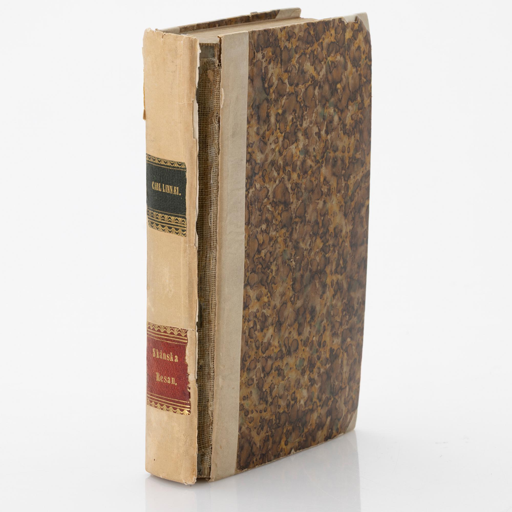 Carl von Linné, bok, "Skånska resa", Stockholm 1751.