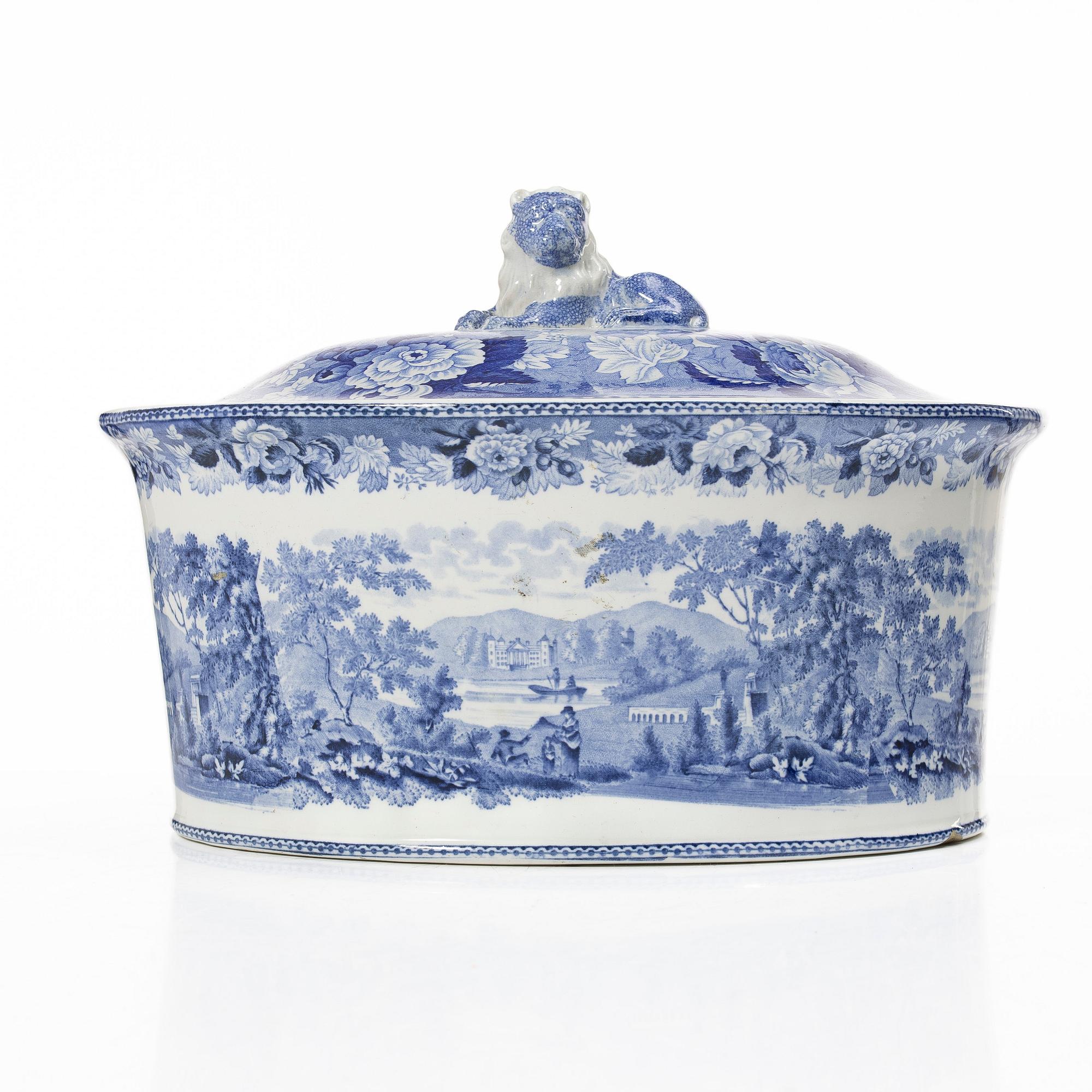 Pastejform, flintgods, 1800-talets andra hälft.