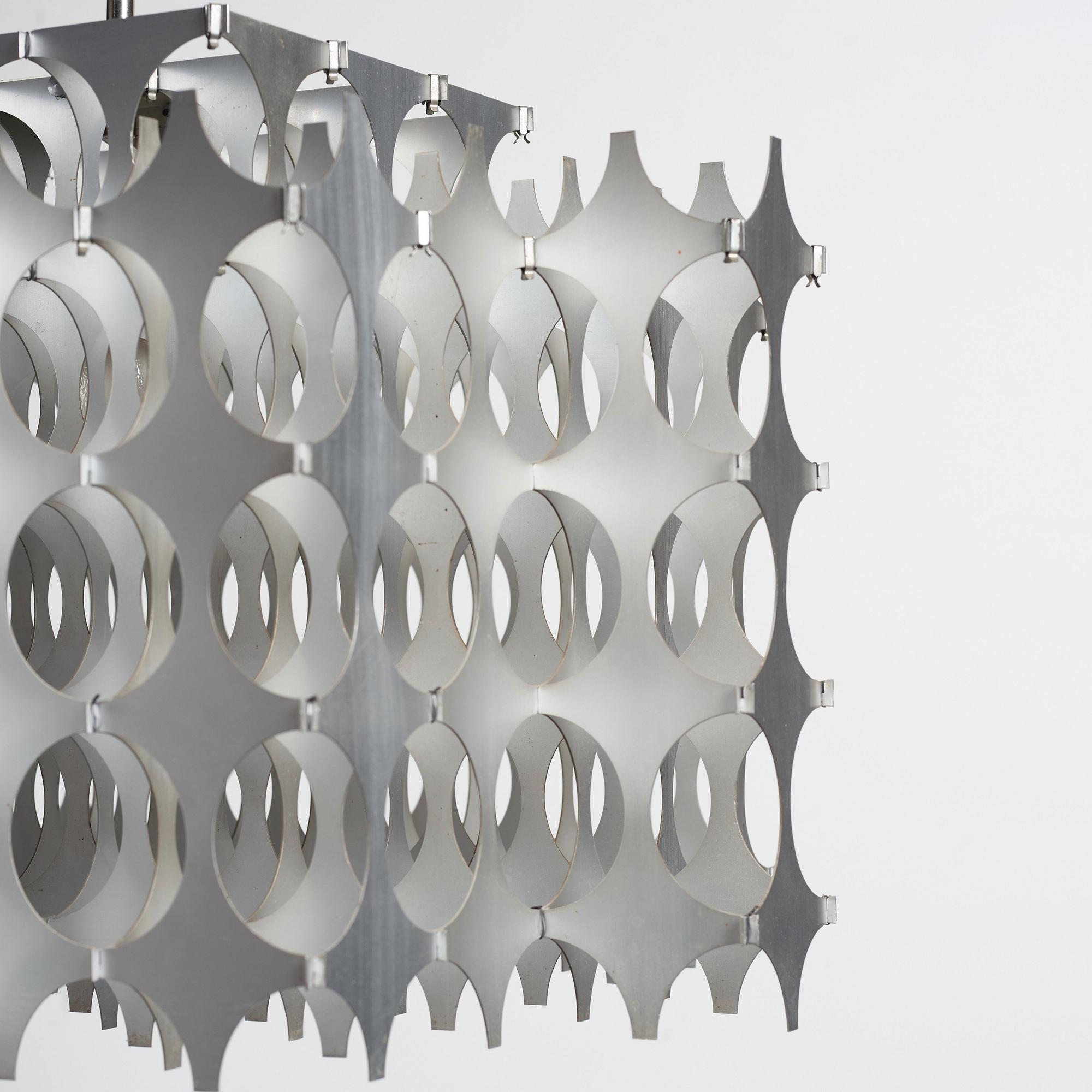 Mario Marenco, a pair of "Cynthia" ceiling lamps, for Artemide, Italy 1968.