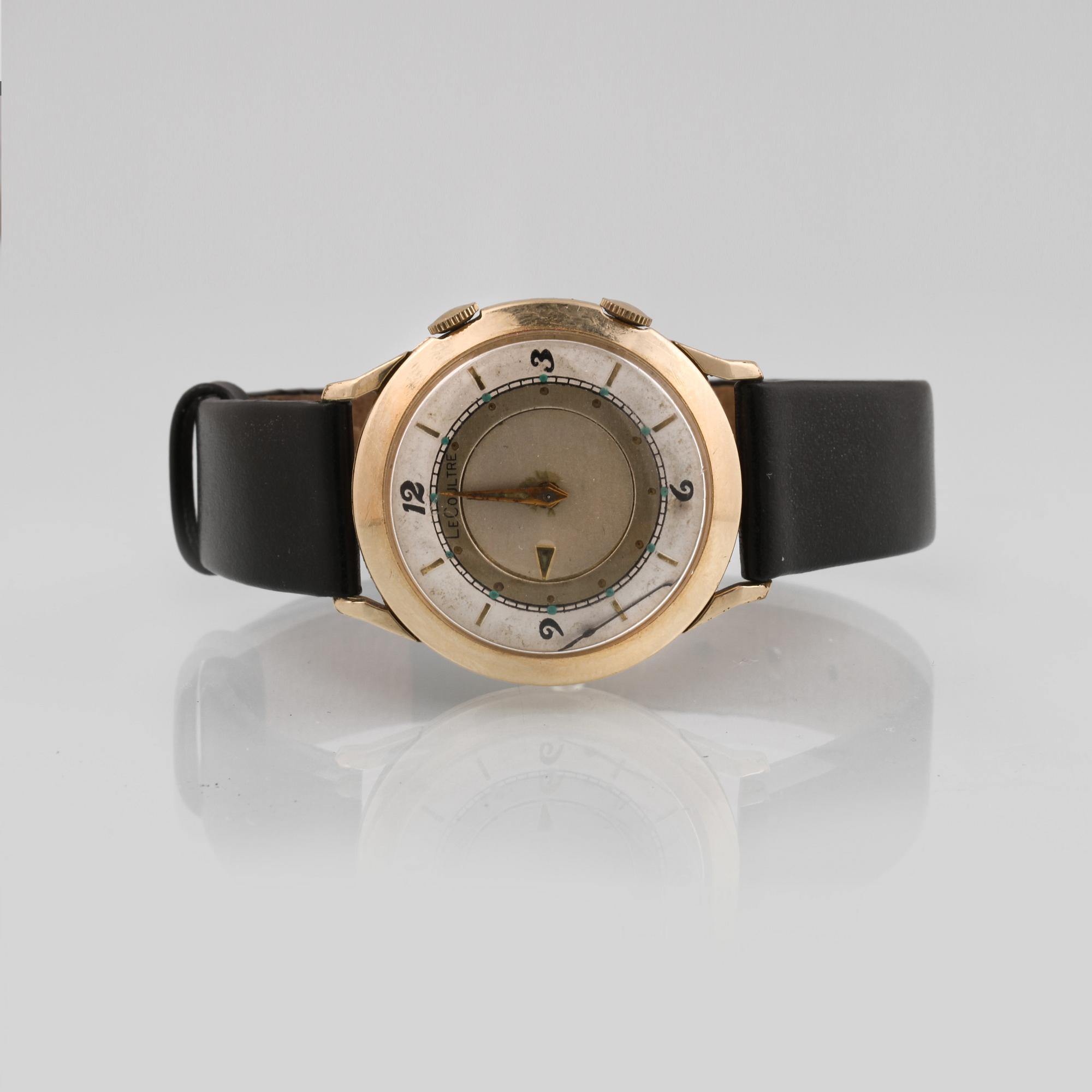 ARMBANDSUR, herr, Jaeger-LeCoultre, "memovox", 1900-talets tredje kvartal.