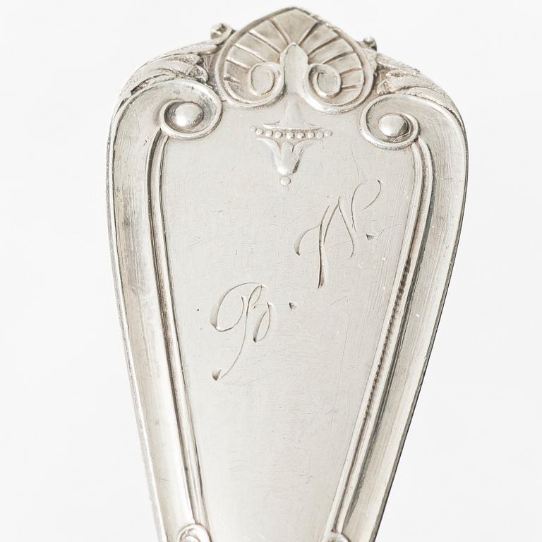 A set of Swedish silver spoons, Haparanda 1904-1906 (14 pieces).