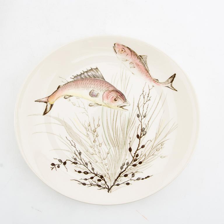 Plates 11 pcs "Fish" Johnson Bros England ironstone first half/mid 20th century.