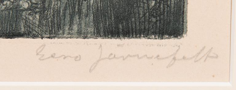 EERO JÄRNEFELT, Sign. Pehmeäpohjasyövytys.