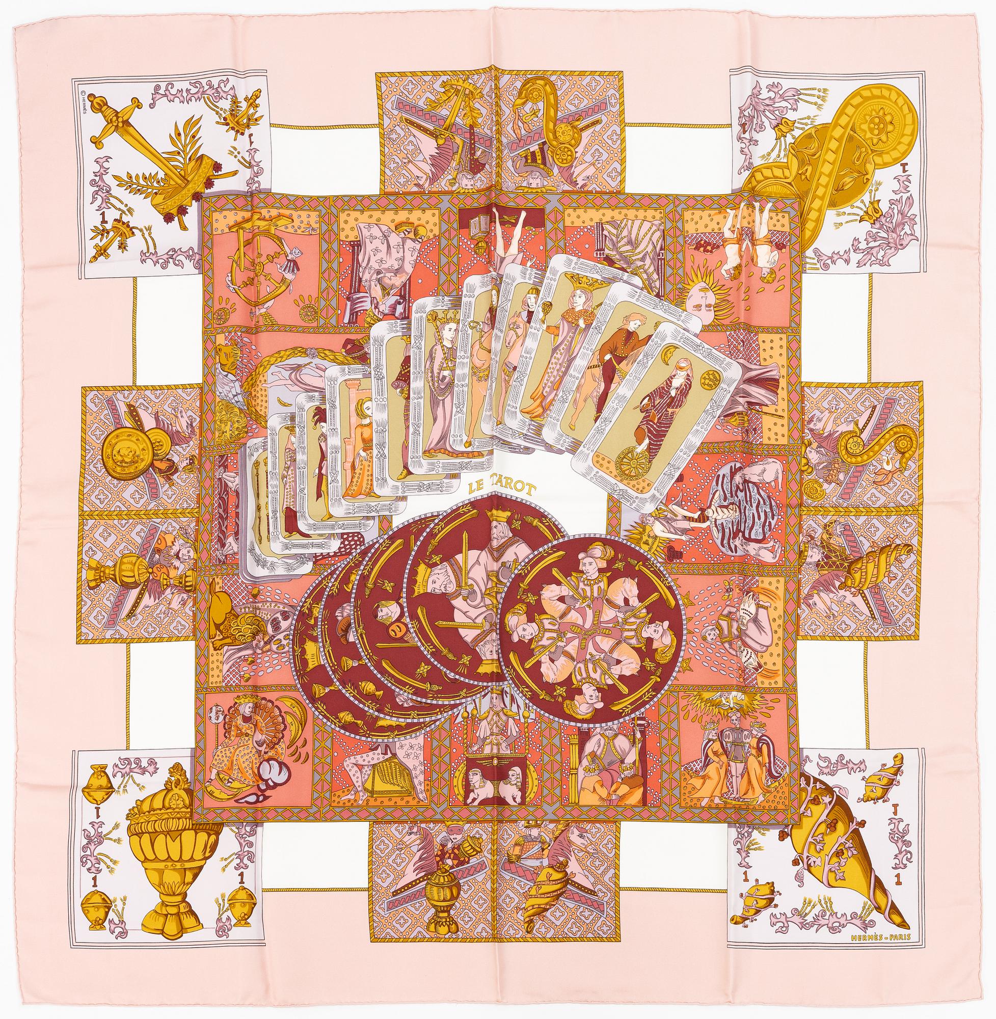 Hermès, scarf, "Le Tarot".