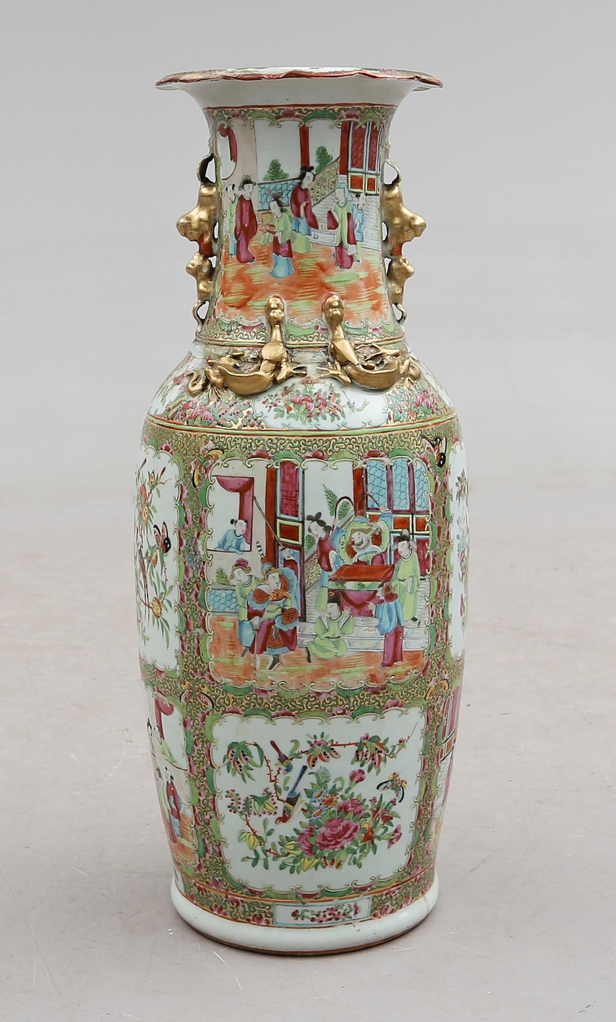 VAS, porslin, Kanton, Kina, 1800-tal.