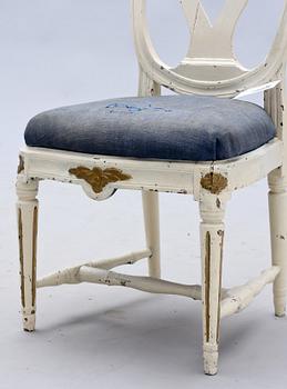 STOLAR, 3 st. Gustavianska, 1700-tal.