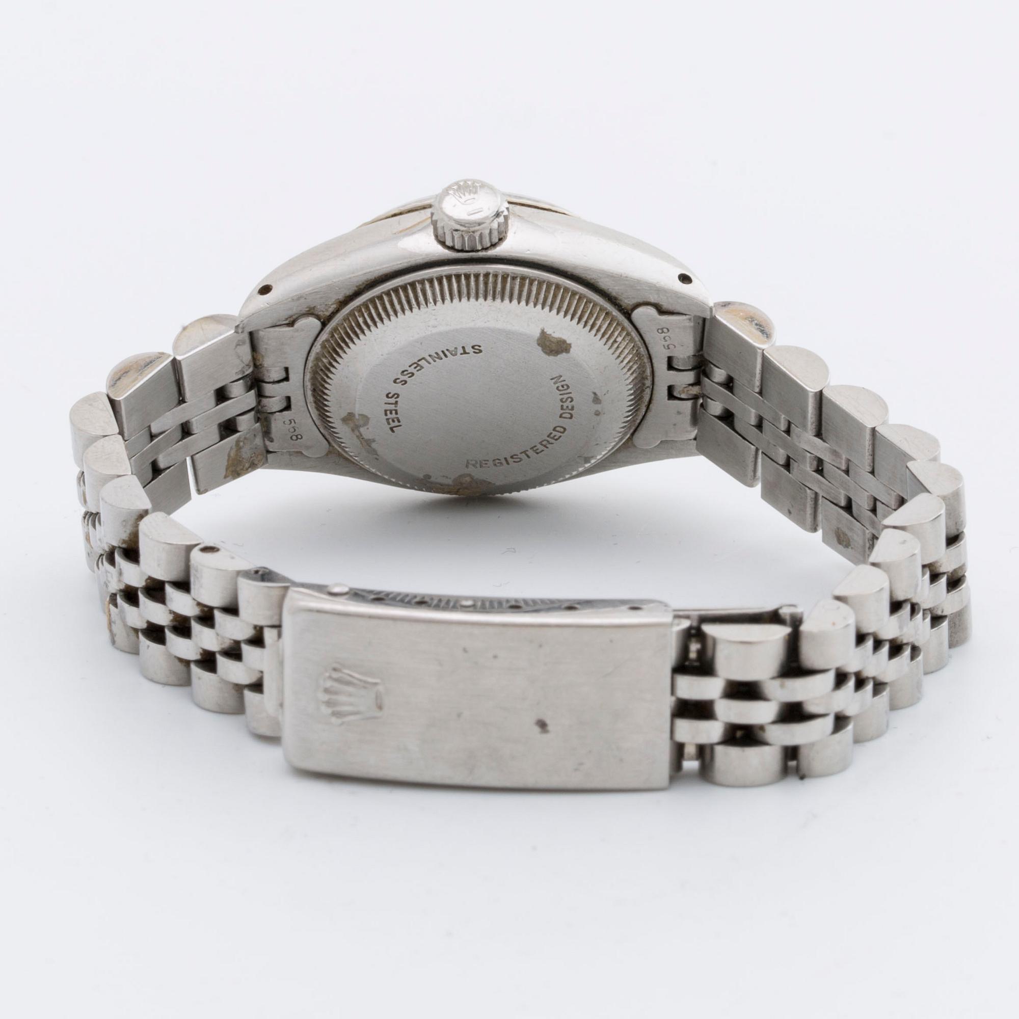 ARMBANDSUR, stål och vitguld, Rolex Oyster Perpetual Datejust.