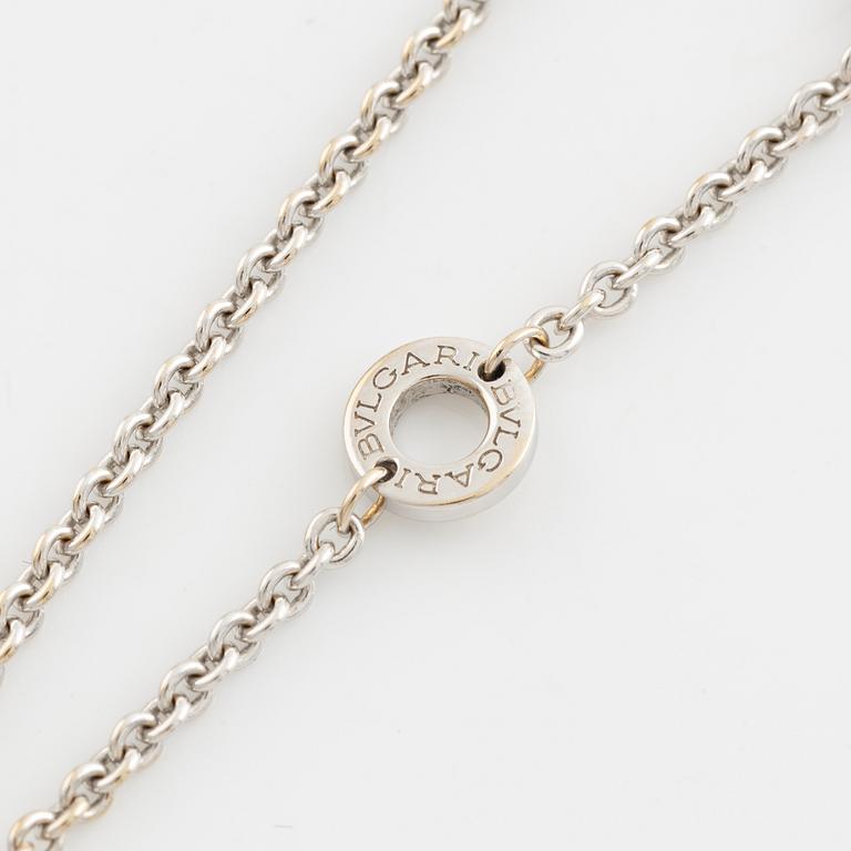 Bulgari, "Parentesi" necklace, white gold and brilliant cut diamonds.