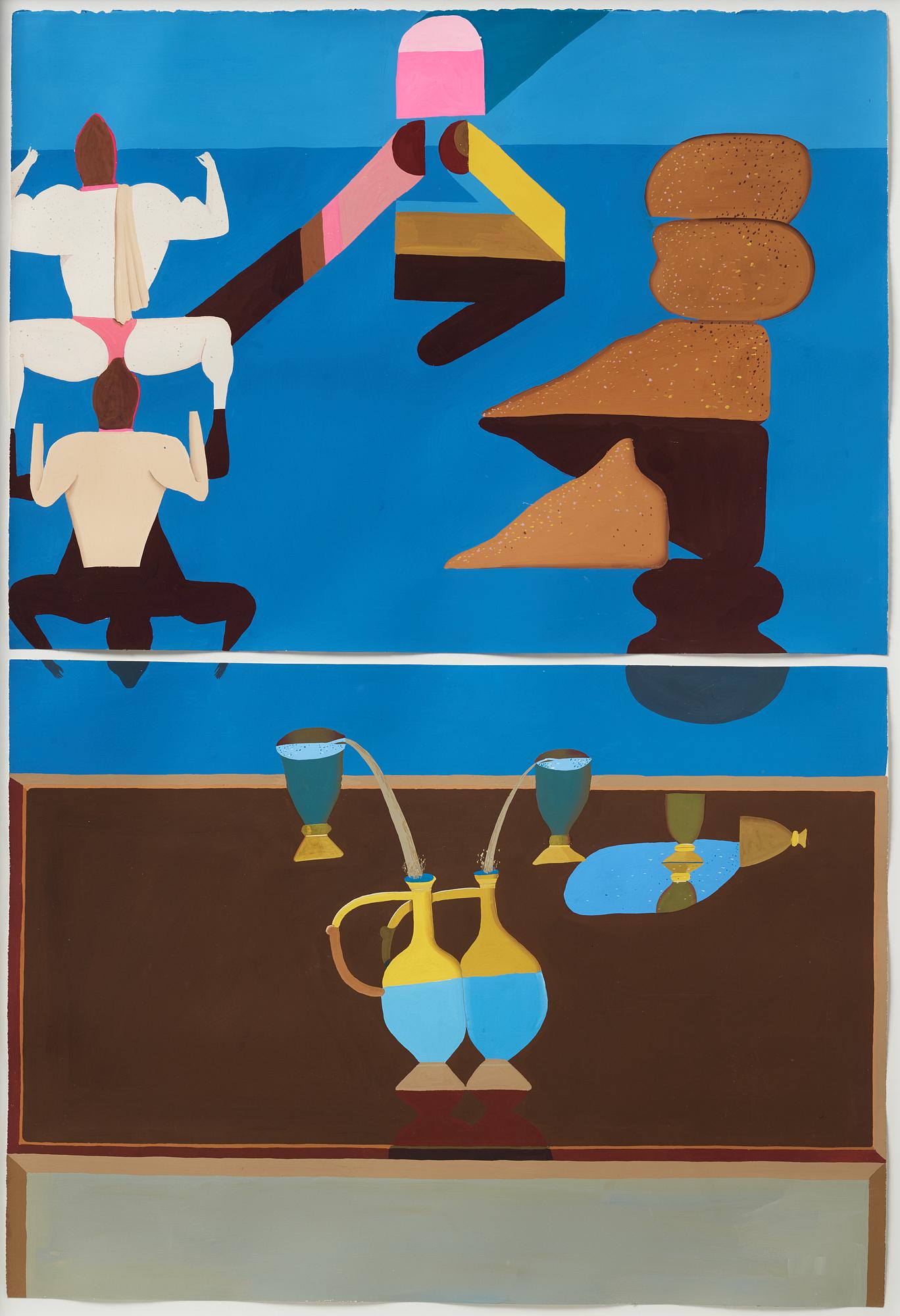Keegan McHargue, executed in 2006, gouache on paper.