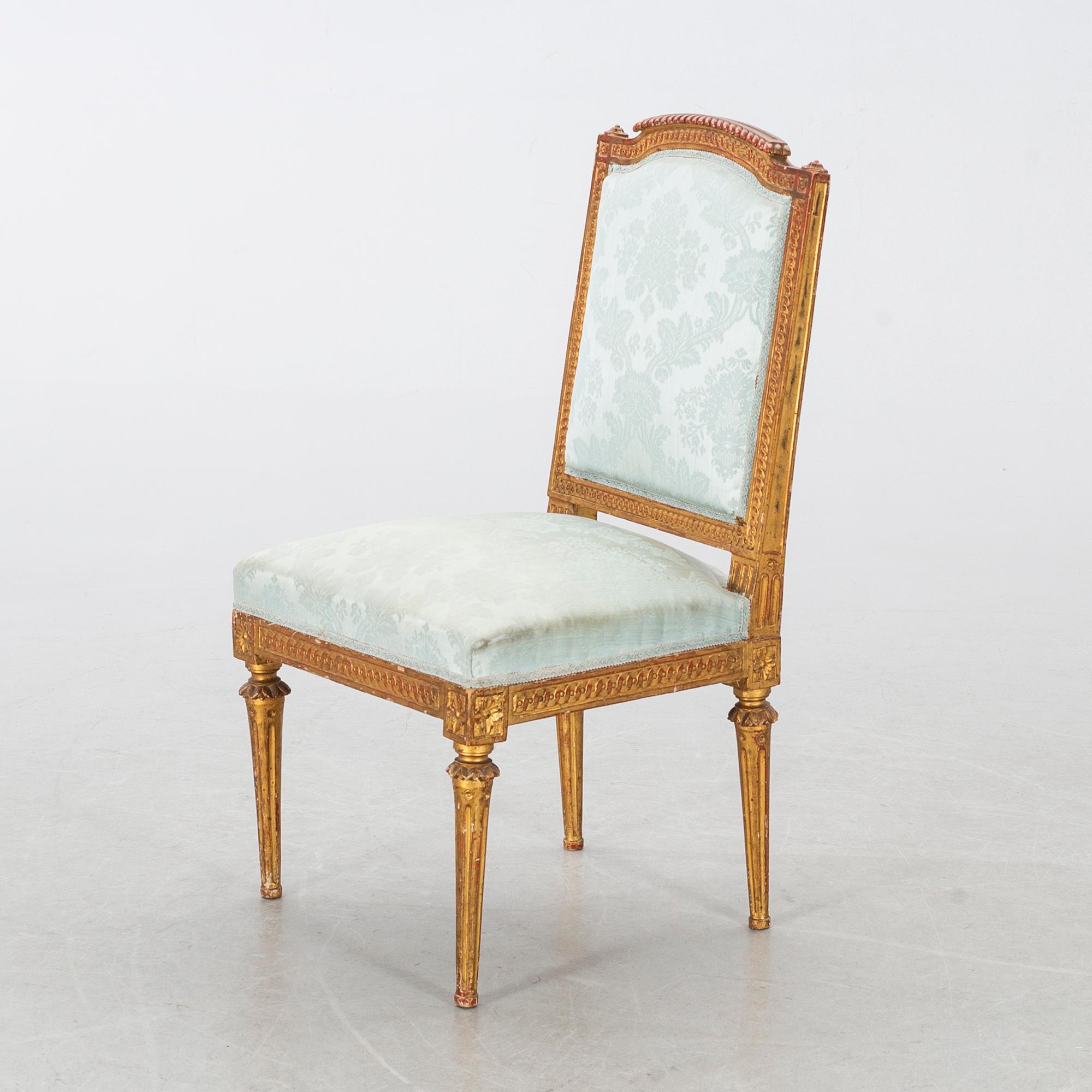 STOL, Gustaviansk, 1700-tal Stockholmsarbete.