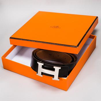 HERMÈS, BÄLTE, storlek 90.