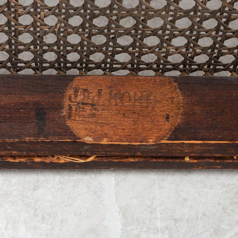 Thonet, a stained beech sofa 'Kanapee 105' from 1904.