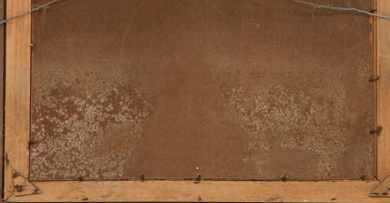 KER XAVIER ROUSELL, olja på kartong, sign.