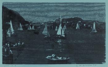 Lars Lerin, Regatta.