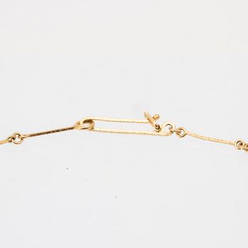 An 18K gold "Thai" necklace by Björn Weckström for Lapponia 1978.