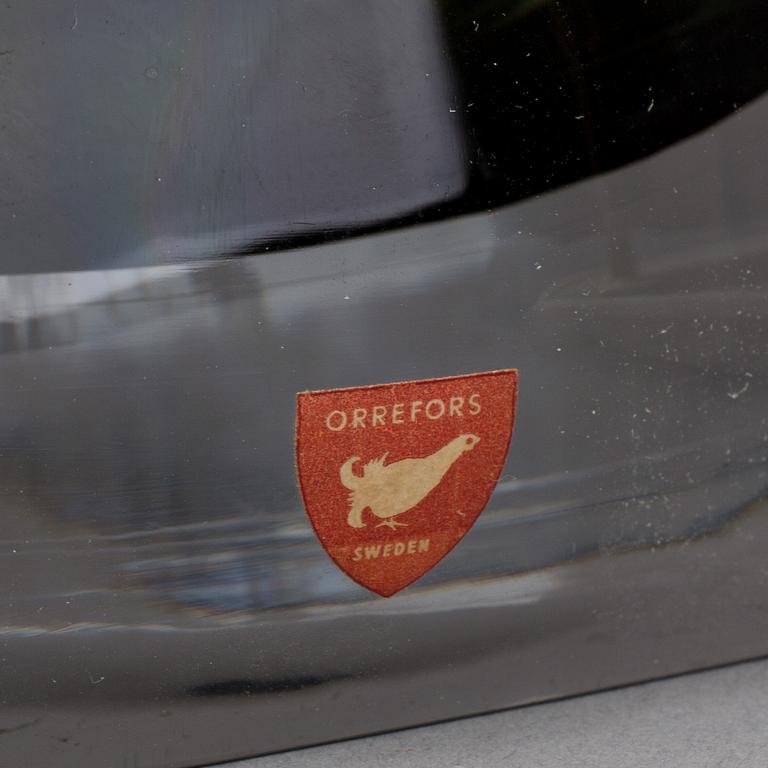 CARL FAGERLUND, a glass table lamp.