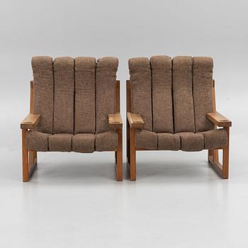 Vagn Fuglsang, a pair of armchairs, Collection Fuglsang, Skals, Denmark, second half of the 20th Century.