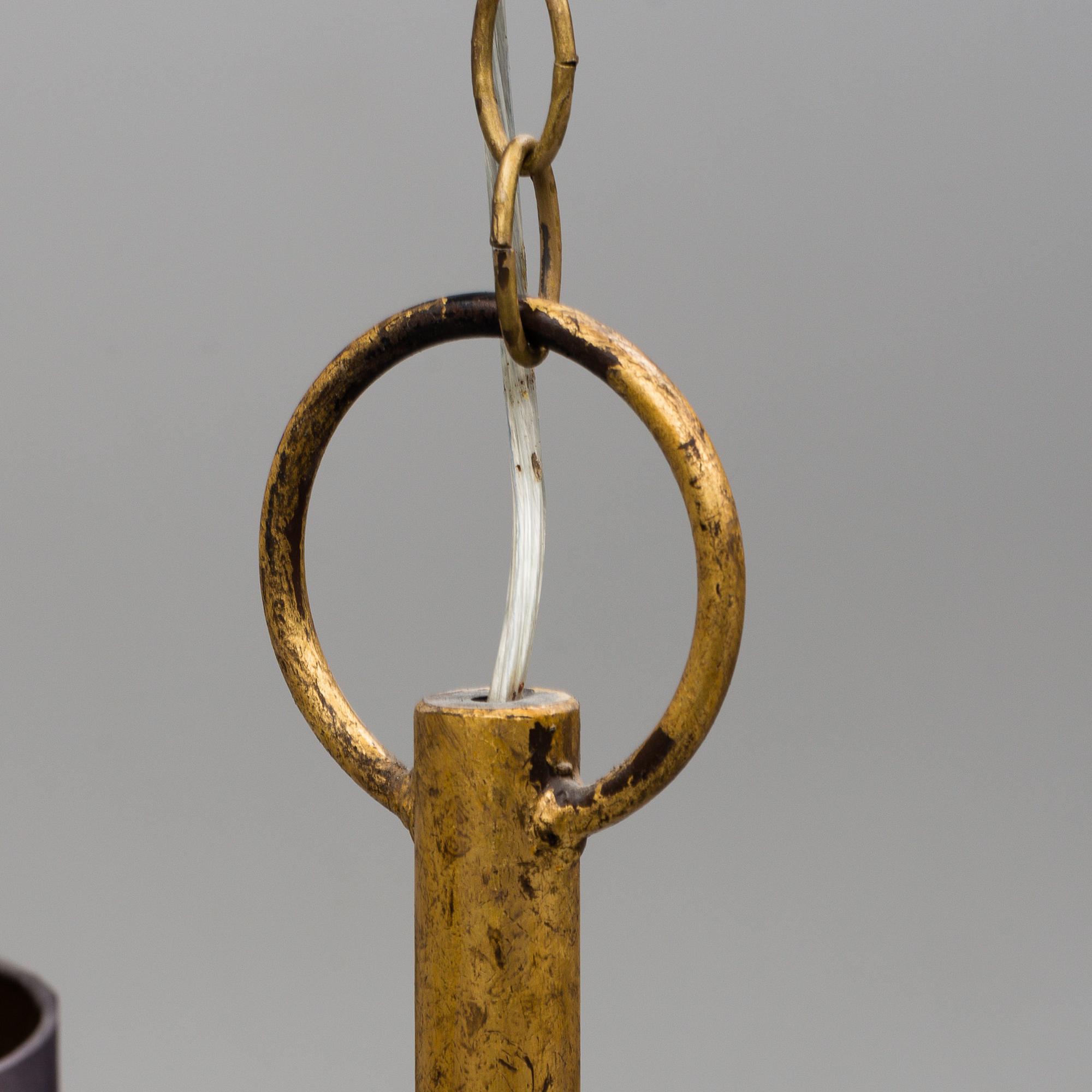 A "Lollipop Chandelier" ceiling light, by Gareth Devonald Smith, Porta Romana, England, 21st century.