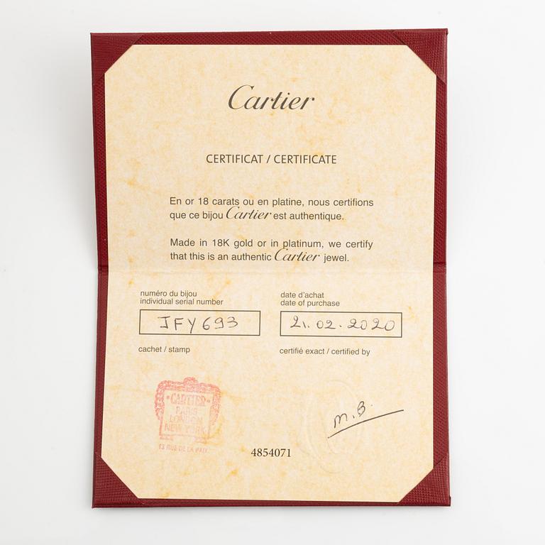 Cartier "Juste un Clou" 18K guld med runda briljantslipade diamanter.