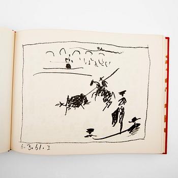 Pablo Picasso, bok, "Toreros", med fyra litografier, André Seuret, Monte Carlo, 1961.
