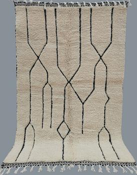 A carpet, Morocco, ca 245 x 158 cm.