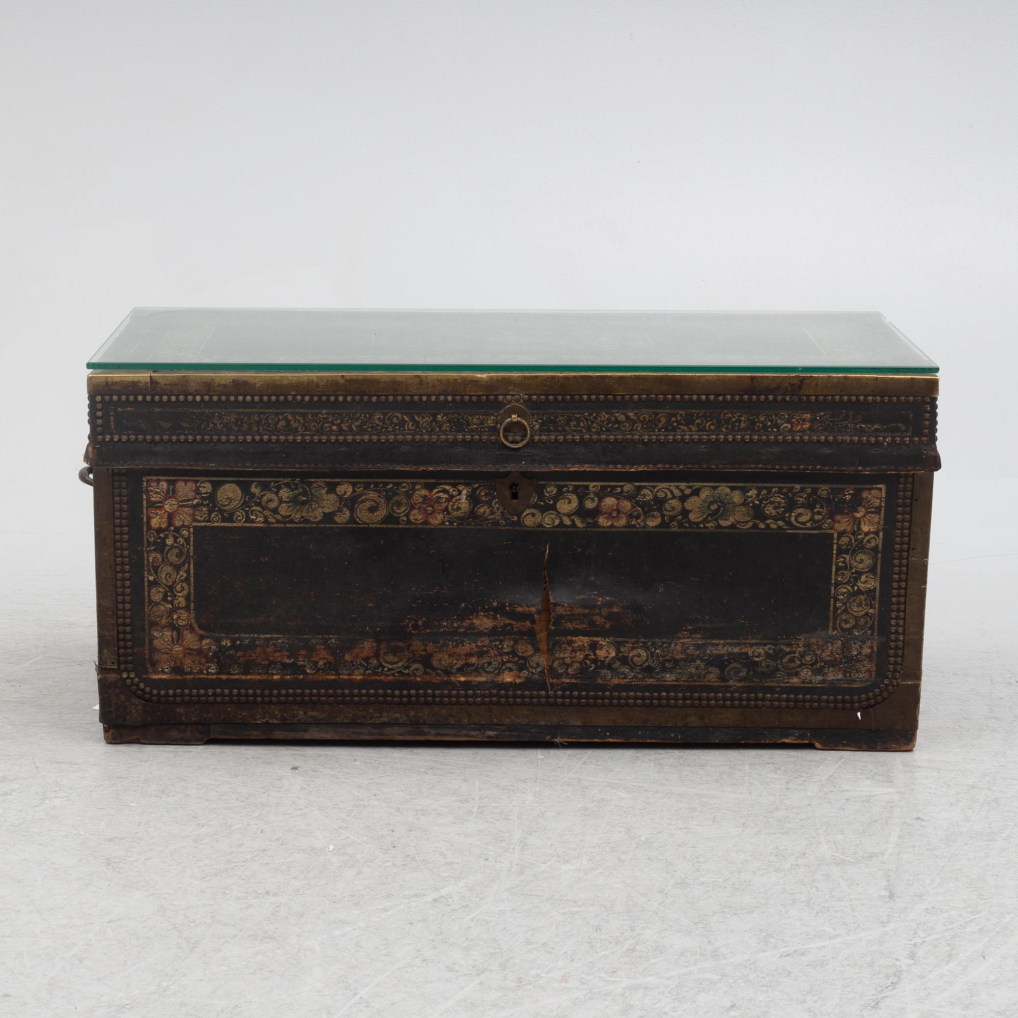 A 19th century chest.