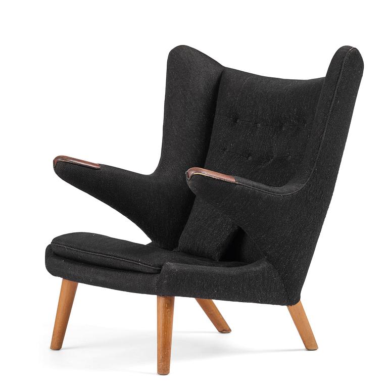 Hans J. Wegner, fåtölj, "Bamse", AP-stolen, Danmark, 1950-60-tal.