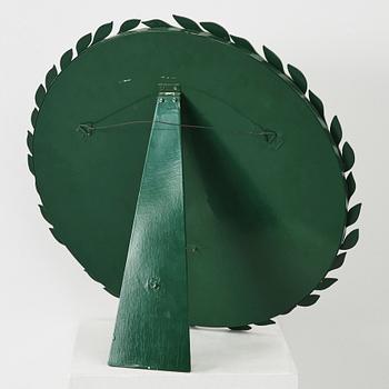 Estrid Ericson, An Estrid Ericson green lacquered pewter mirror, Svenskt Tenn.