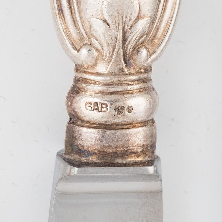 Bestickuppsättning, 99 delar, modell "Olga", bl.a. GAB, Stockholm 1949.