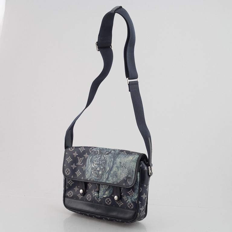 Louis Vuitton X Chapman Brothers, väska, "Encre Savane Messenger Bag", 2017.