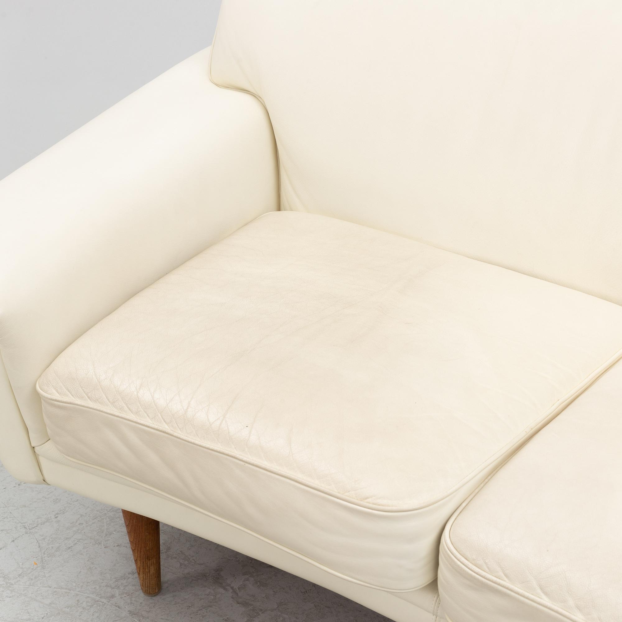 Johannes Andersen, a 'Drott' sofa and an armchair, Trensum, 1960s.