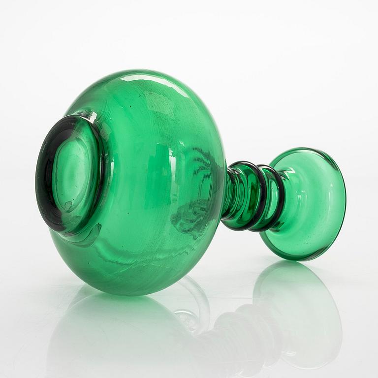 Tamara Aladin, A 1970's glass vase 'Kleopatra', for Riihimäki Glassworks, Finland. Model designed 1969.