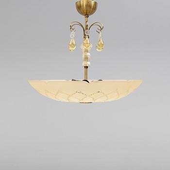 TAKLAMPA, 1900-talets första hälft. Höjd ca 50 cm.