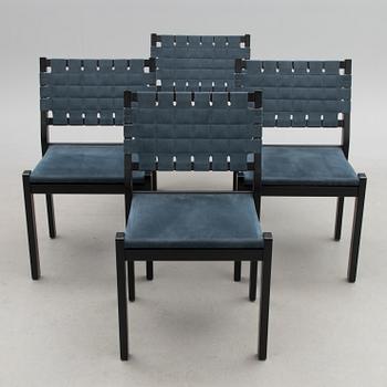 A Set of Four 611 Chairs by Artek, 2004.