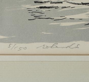 ROLAND SVENSSON, färglitografi, signerad och numrerad 5/150.