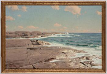 Johan Krouthén, Cliffs by the sea, Marstrand.