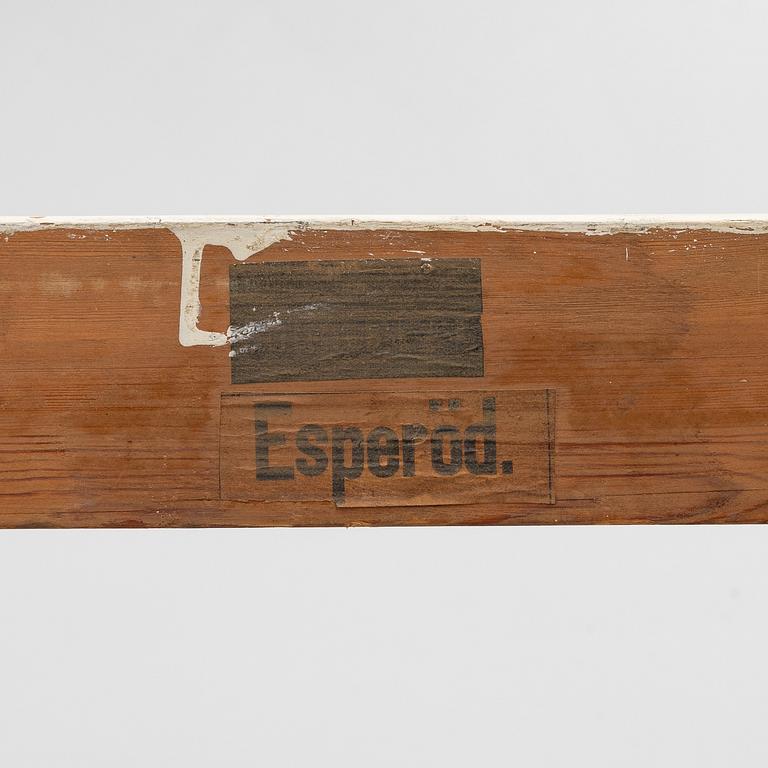 Säng, tillskriven Erik Öhrmark (mästare i Stockholm 1777-1813), Gustaviansk.