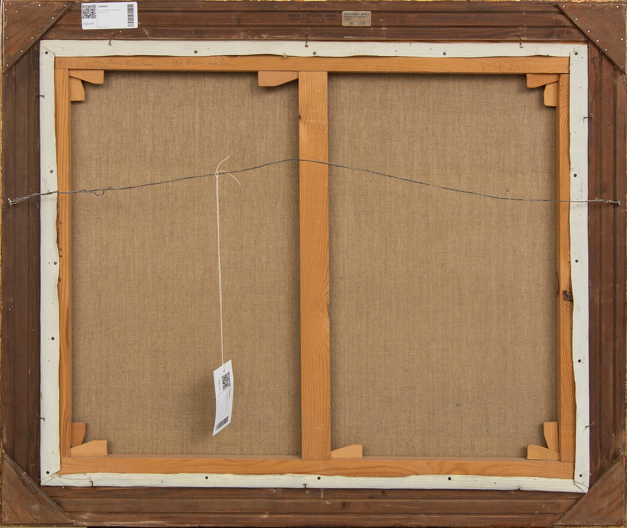 Gunnar Svenson, olja på duk, signerad.