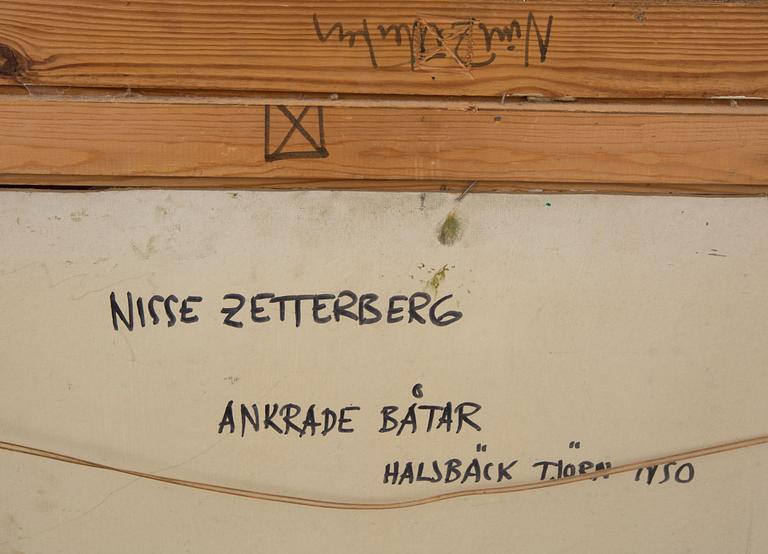NISSE ZETTERBERG, olja på pannå, monogramsignerad samt a tergo daterad 1950.