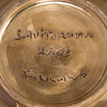 Kauko Forsvik, pöytävalaisin, Savitorppa, signeerattu KAGE, Finland 1970-80-luku.