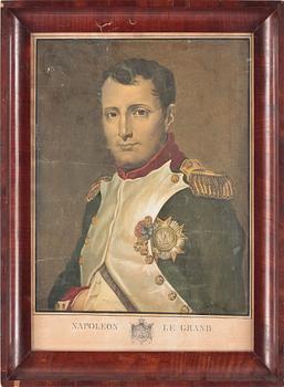 Eugène Bourgeois · EUGÉNE BOURGEOIS, efter, kolorerad gravyr, Frankrike 1800-talets andra hälft.