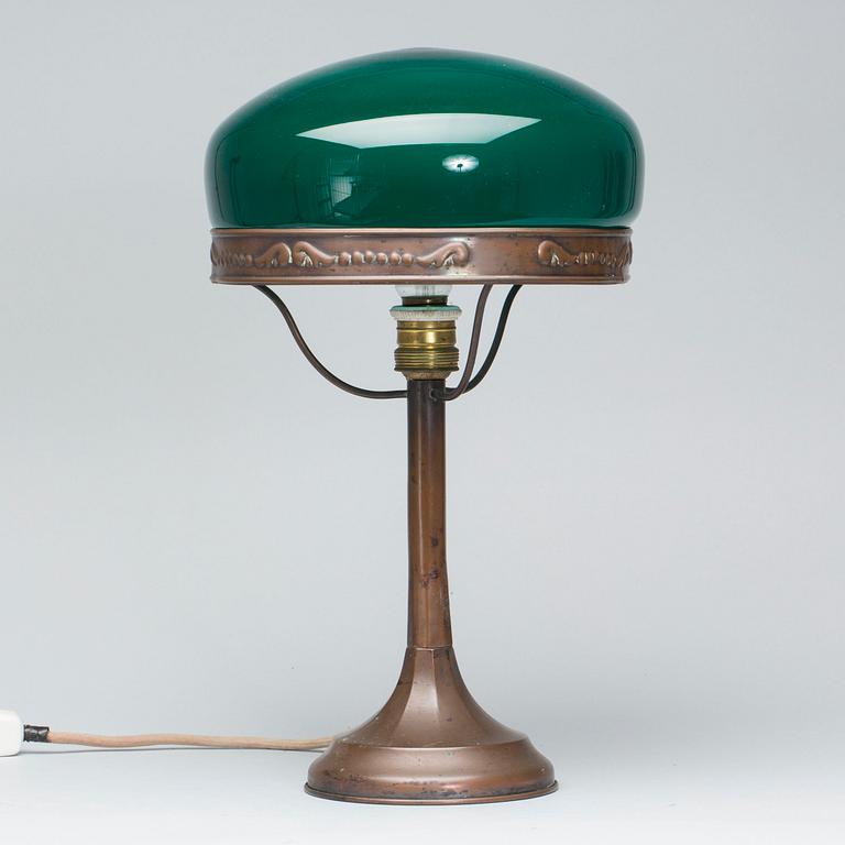 BORDSLAMPA, sk Strindbergslampa, 1900-talets första hälft.